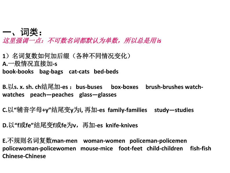 六年级下册英语课件-小升初英语总复习 全国通用(共47张PPT)03
