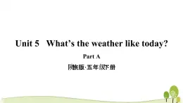 陜旅版英語五年級下Unit 5 Part A教學(xué)課件