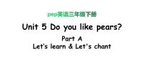 英语人教版 (PEP)Unit 5 Do you like pears? Part A课堂教学ppt课件