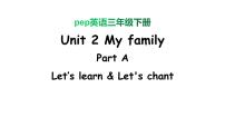 人教版 (PEP)三年级下册Unit 2 My family Part A课文课件ppt