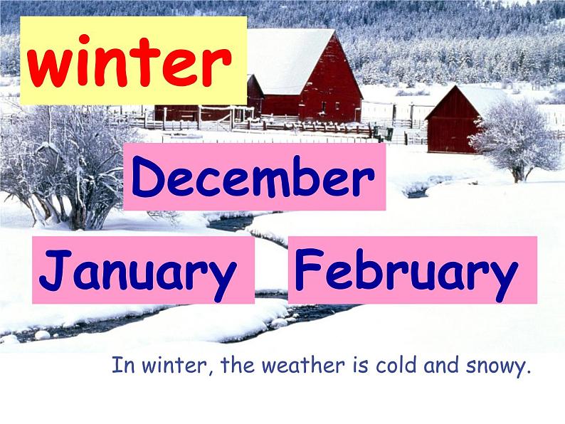 四年级英语下册课件-Lesson 7 Months of the Year(16)-冀教版第5页