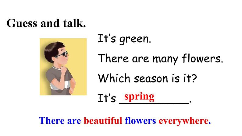 PEP小学英语五年级下册 unit 2 My favourite season B Let's learn 课件+素材07