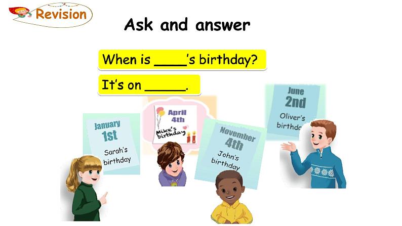 PEP小学英语五年级下册 unit 4 When is the art show Part B Let's learn 课件+素材02
