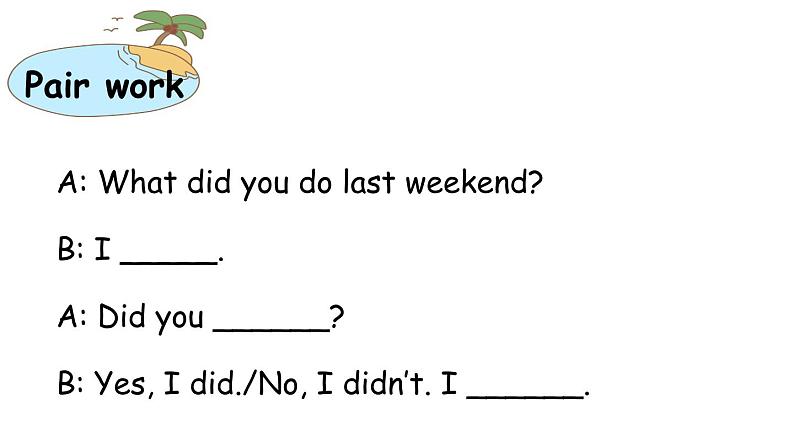 PEP小学英语六年级下册  Unit  2  Last weekend    B Read and write     ppt课件+教学教案03