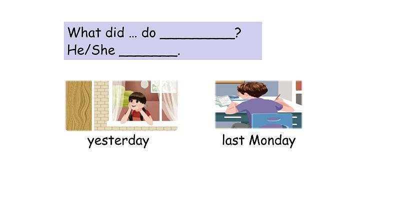 PEP小学英语六年级下册 Unit 2 Last weekend B Let's try&Let's talk ppt课件+教学教案07