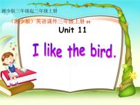 小学英语湘少版三年级上册Unit 11 I like the bird授课ppt课件