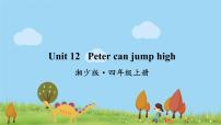 小学英语湘少版四年级上册Unit  12  Peter can jump high多媒体教学ppt课件