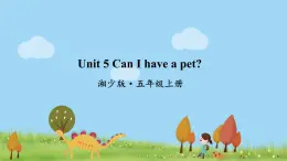 湘少版英語五年級上冊 Unit 5  Can I have a pet PPT課件+素材