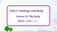 冀教版 (三年级起点)三年级上册Unit 3 Body and FeelingsLesson 14 My Body试讲课ppt课件