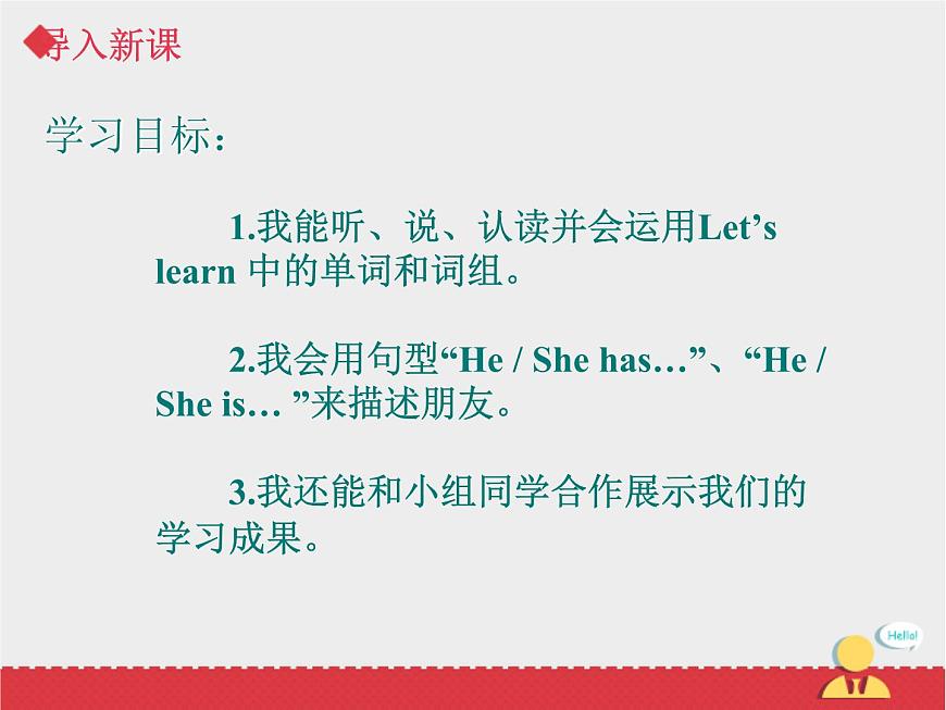人教新起點(diǎn)英語二年級上Unit3 lesson6《My Friends》課件第4頁