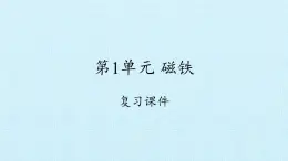 二年级下册科学课件 - 第1单元 磁铁 复习课件   教科版（共17张PPT）