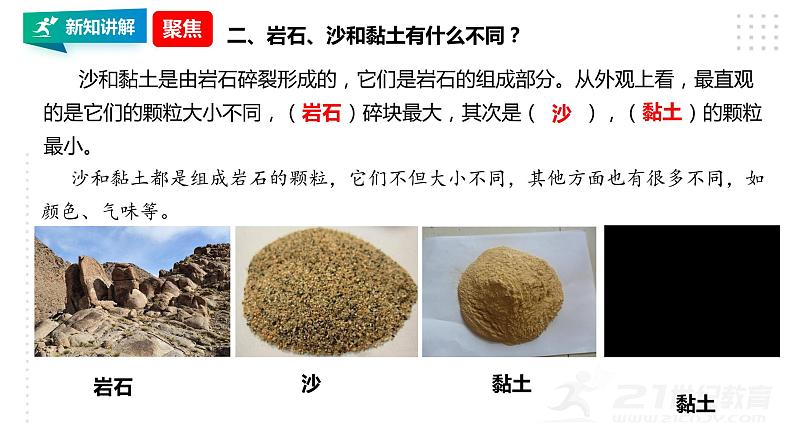 3.5岩石、沙和黏土 课件(16张PPT)+教案+试题+素材03