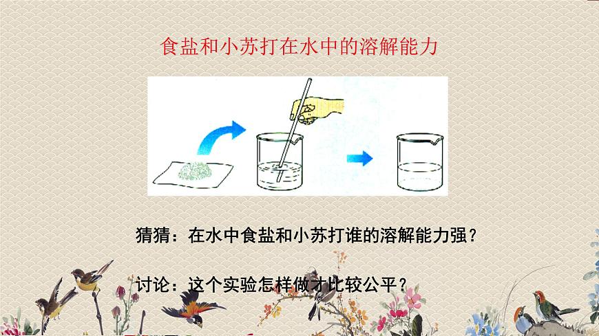 教科版四年級(jí)上冊(cè)科學(xué) 溶解《不同物質(zhì)在水中的溶解能力》課件第2頁(yè)