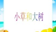 小学冀教版1 小草和大树教课内容ppt课件