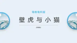 粤教粤科版三上科学 1.3《壁虎与小猫》课件