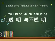 新苏教版科学二上：11.透明和不透明课件 PPT课件 +素材