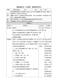 小学科学1.观察我们的身体教案及反思