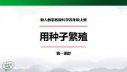 人教鄂教版 (2017)四年级上册4 用种子繁殖教案配套课件ppt