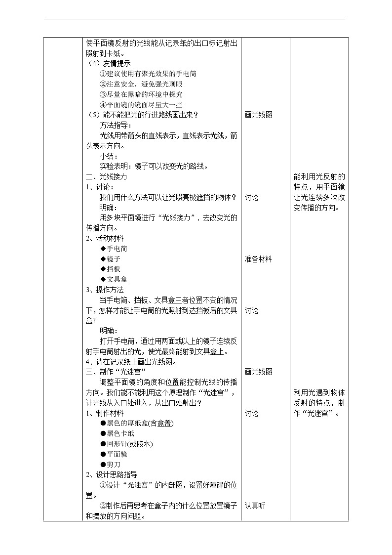 新粤教版科学六上:1.3《光的反射》PPT课件+教案+练习+视频素材02