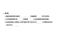 科教版五年级下册科学 第四单元第8课时极昼和极夜的解释 习题课件