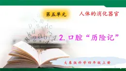 大象版 (2017)  科学四年级上册 5.2口腔“历险记” 课件（含视频）