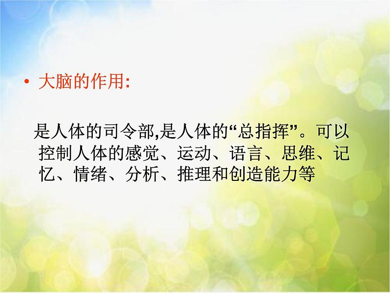 苏教小学科学五下《5.1.大脑》PPT课件05