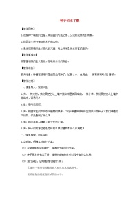 教科版 (2017)四年級(jí)下冊(cè)3.種子長出了根教案