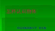 2020-2021学年4怎样认识物体多媒体教学ppt课件