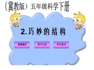 冀教小学科学六下册《2巧妙的结构》PPT课件 (3)