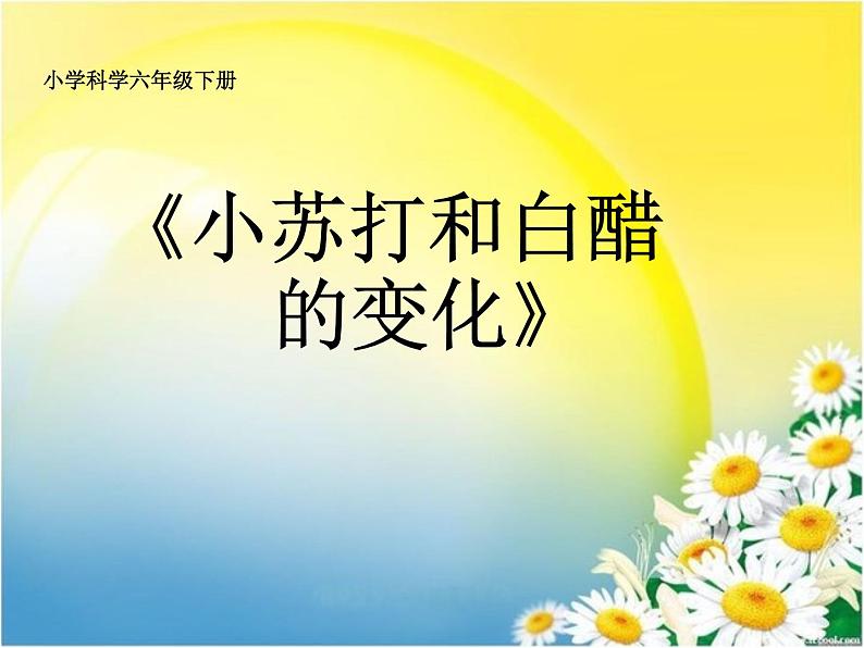小学六年级下册科学-2.4小苏打和白醋的变化-教科版(10张)ppt课件02