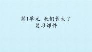 苏教版六年级下册第一单元  我们长大了综合与测试复习课件ppt