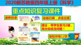 新版苏教版科学四年级上册5运动与位置知识点复习PPT课件（动画已调）