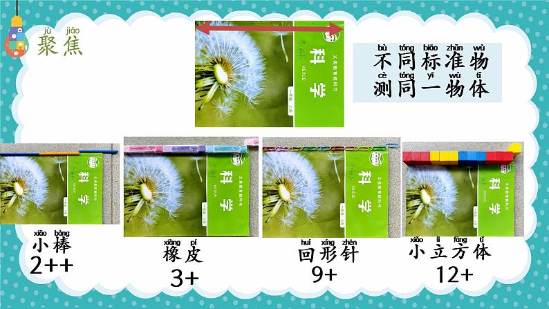 教科版科学一年级上册 2.5用相同的物体来测量 课件第5页