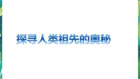小学科学1.3 探寻人类祖先的奥秘教学课件ppt