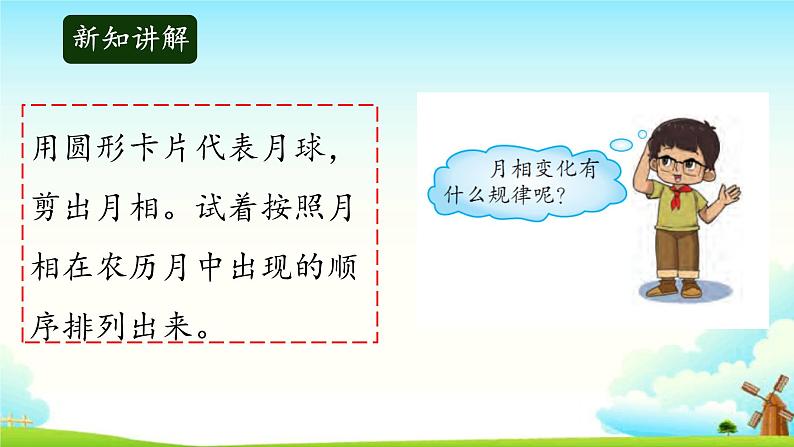 大象版科学四下 3.5《月有阴晴圆缺》 课件PPT+教案+习题PPT+素材06