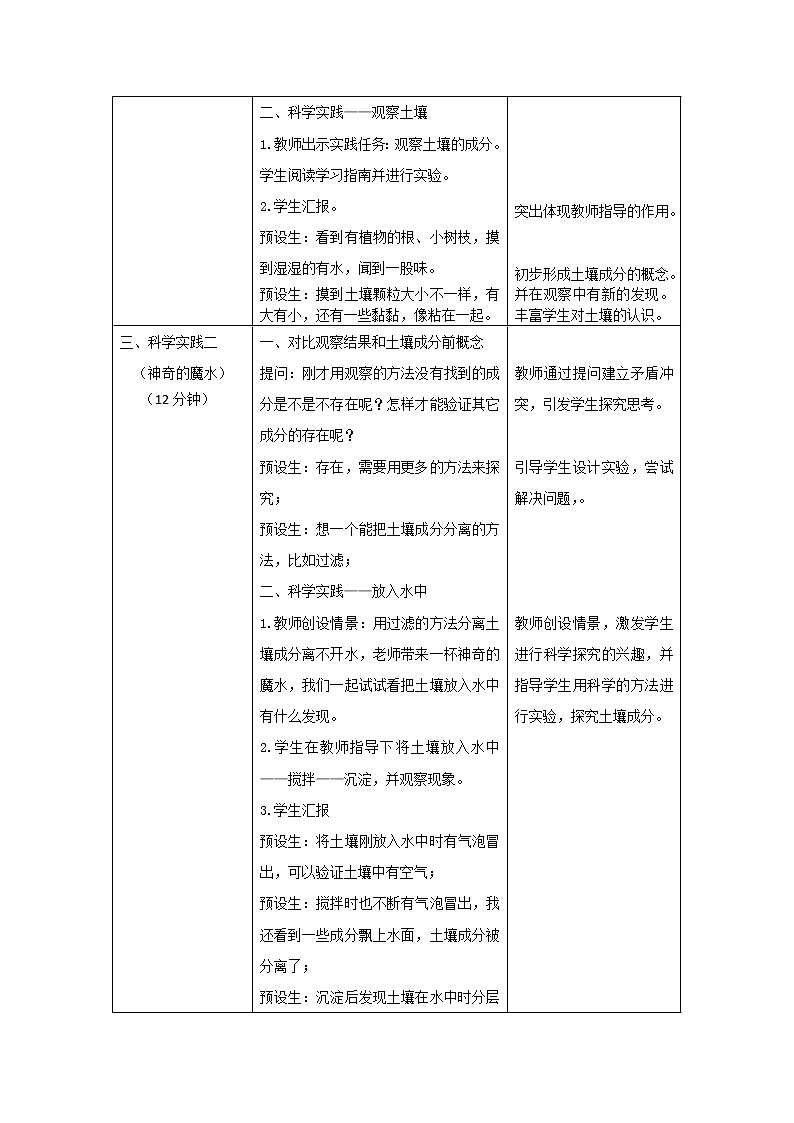 1《土壤里有什么》教学设计第2页