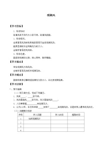 科学三年级下册第三单元 天气观测3 观测风学案