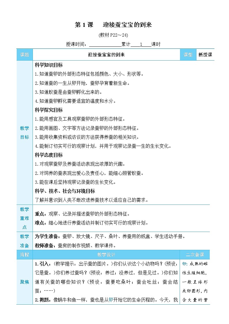 2.1《迎接蚕宝宝的到来》课件+教案+素材03
