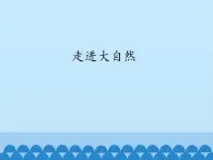 粤教粤科版（2017秋）一年级科学上册 1.1 走进大自然_课件