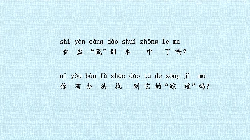 湘科版(2017秋)科学二年级上册 1.1 它溶解了吗_(课件)第6页