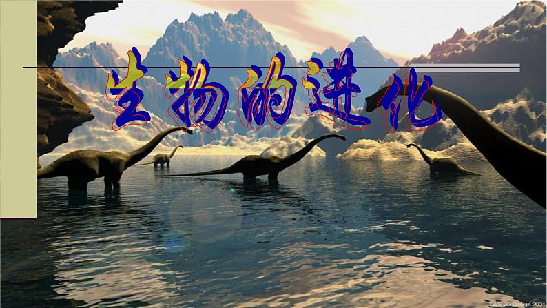 人教版六年级科学下册2.4生物的进化 课件第1页
