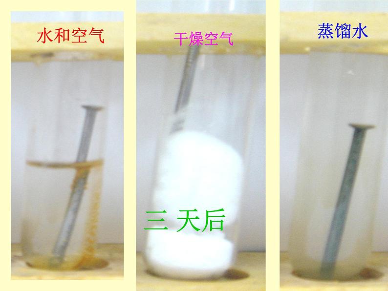 教科版(2001)科学六年级下册 2.7 控制铁生锈的速度 课件第6页