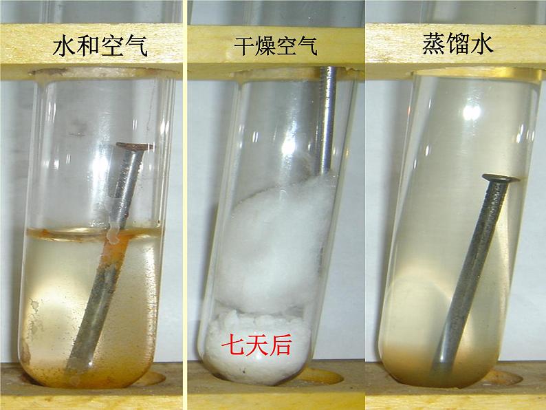 教科版(2001)科学六年级下册 2.7 控制铁生锈的速度 课件第7页