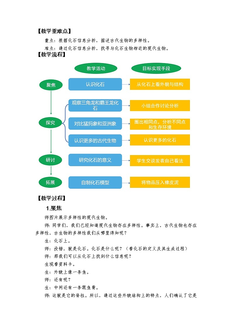 2.6《古代生物的多样性》课件+教案+记录单02