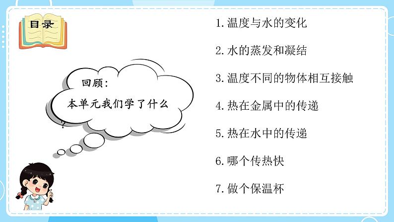新教科版科学五下 《热》单元复习PPT课件第2页