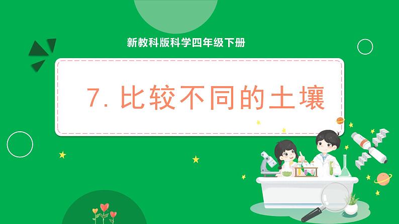 新教科版四下科学 3.7 比较不同的土壤 课件PPT+视频素材01