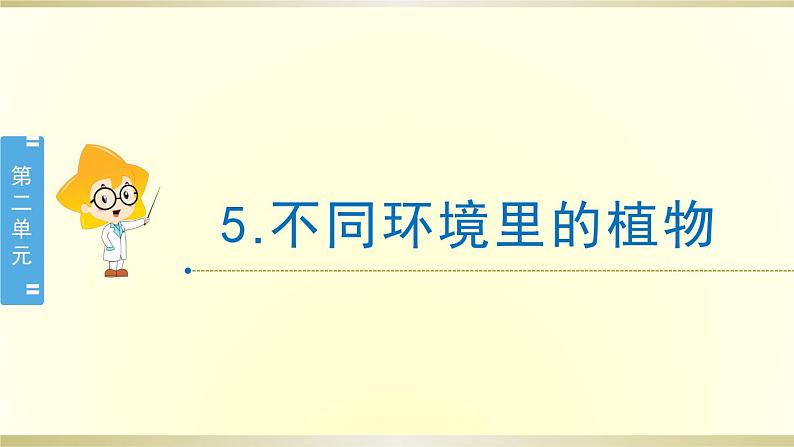 小学科学苏教版三年级下册第5课《不同环境里的植物》课件8(2020新版)第1页