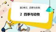 大象版 (2017)二年级下册2 四季与动物优秀教学课件ppt