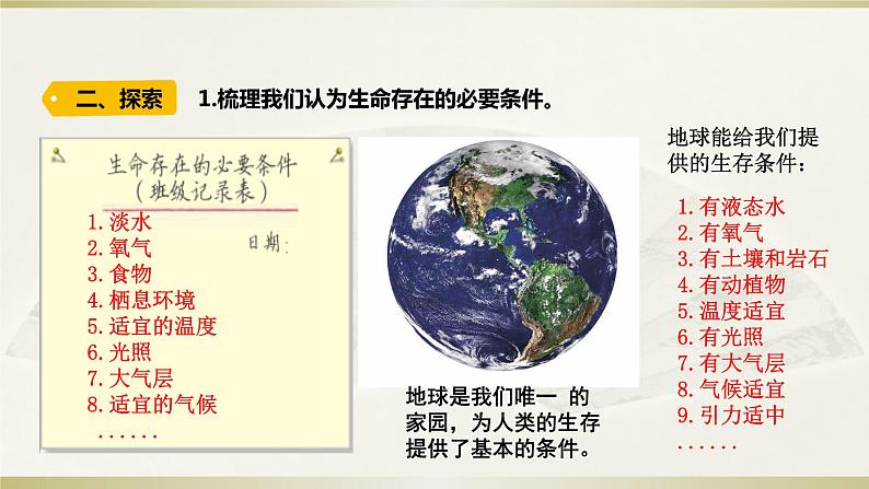 小学科学教科版五年级下册第三单元第1课《地球——宇宙的奇迹》课件13(2022新版)第4页