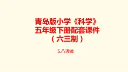 5.《凸透镜》课件 青岛版(六三制)小学科学五下